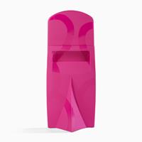 Eccopanta fiore bedroom coat stand - fuchsia 2